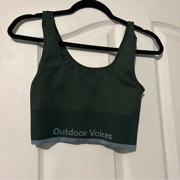 Outdoor Voices SeamlessRib bra Square Neck Bra - Picture 3 of 10